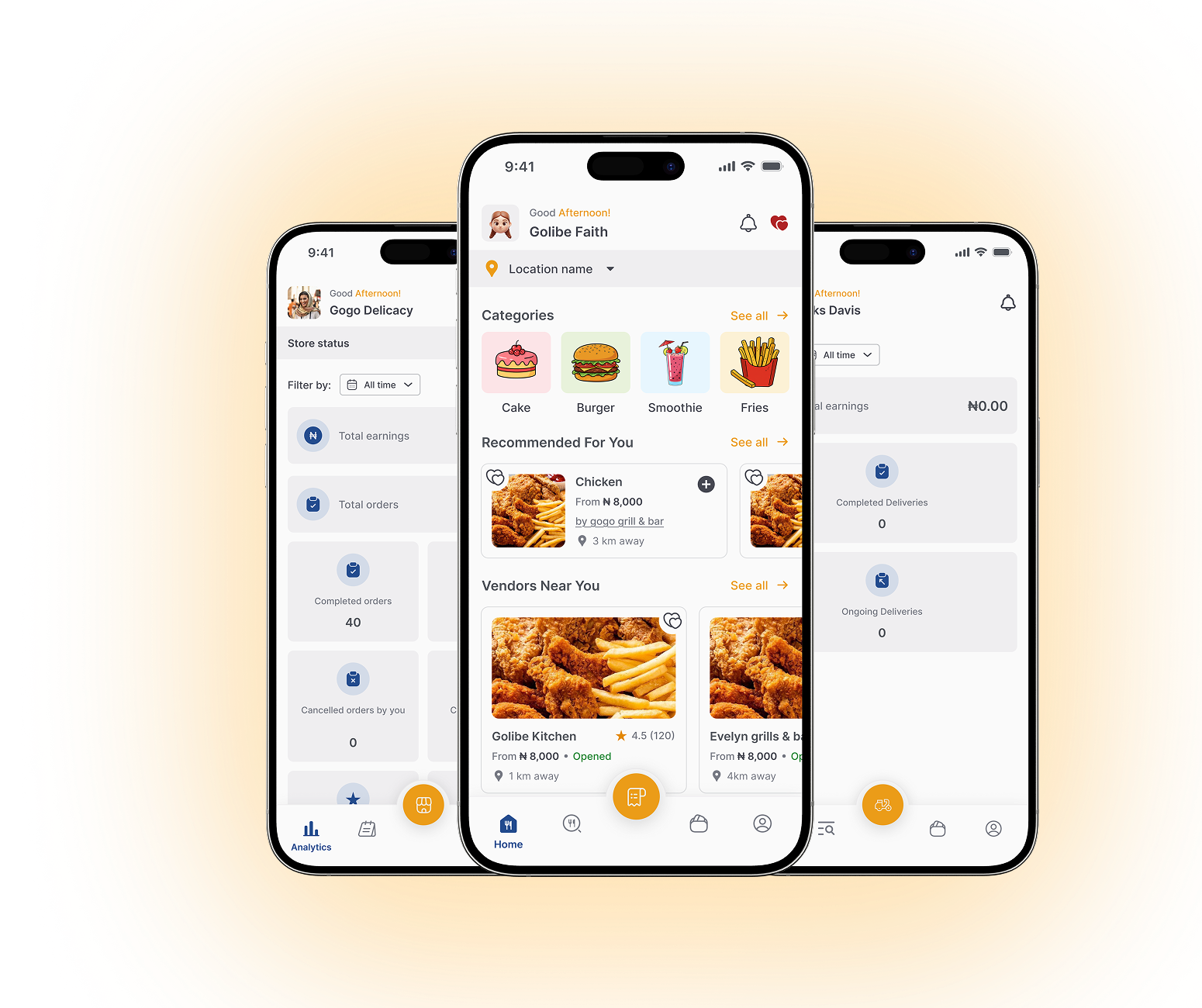 FastChop mobile food ordering app